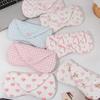 Ins Style Korean Handmade Cloth Love Printing Women's Cloth Glasses Bag Quilted Eyeglasses Pouch Heart Eyewear Storage Case