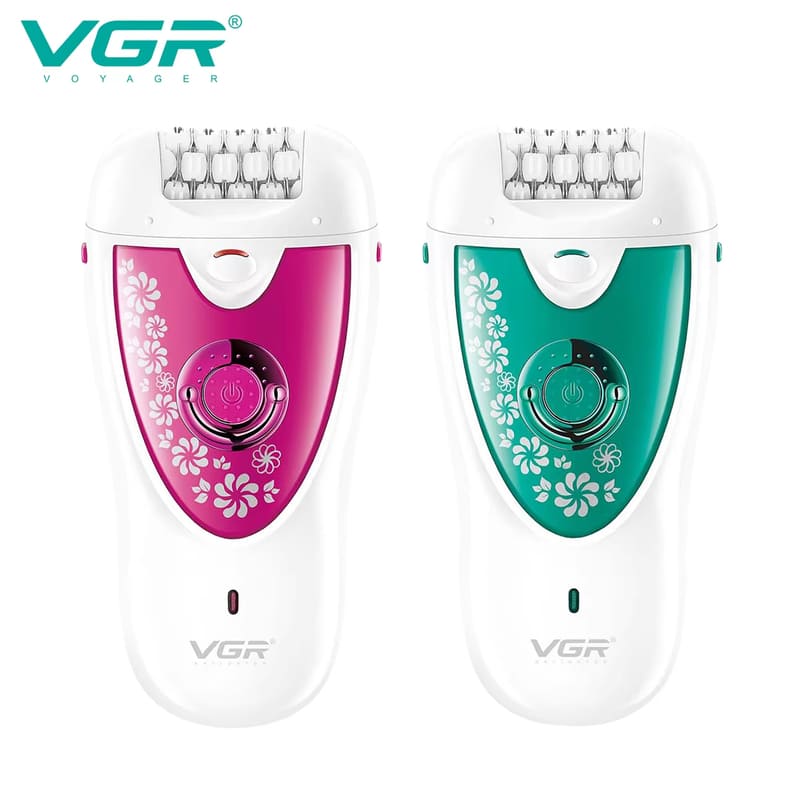 VGR Multifunctional Women's Shaver Electric Epilator Hair Removal Bath Universal Eyebrow Trimmer Handheld Mini Charging and Plugging Dual Use
