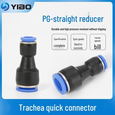 Yibo Pneumatik 8-6mm PG Gerade Reduzierung PU Luftschlauch Schnellverbinder