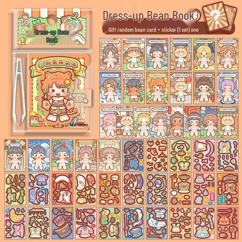 Little Mochi 6.0 Outfit: Complete Children's DIY Miniature Scene Decoration Sticker Set