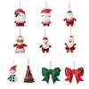 1PC Mini Santa Snowman Decorations Home Felt Holiday Decor Hanging Ornaments Party Multiple Options Available