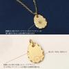 k18 Pendant Top 18K Necklace Top Pendant 18k 18K Top Sun L Sun Pendant Necklace Top [Divas]