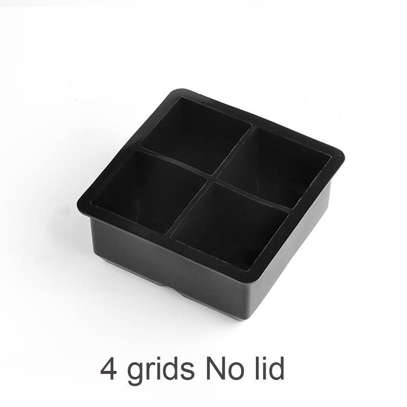 Food Grade Silicone Ice Cube Square Tray Mold DIY Ice Maker Ice Cube Tray Summer Beverage Cooling Kitchen And Bar Tools
