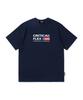 Keulitikeolpeullegseu Cf American Logo Short Sleeve T-Shirt Navy