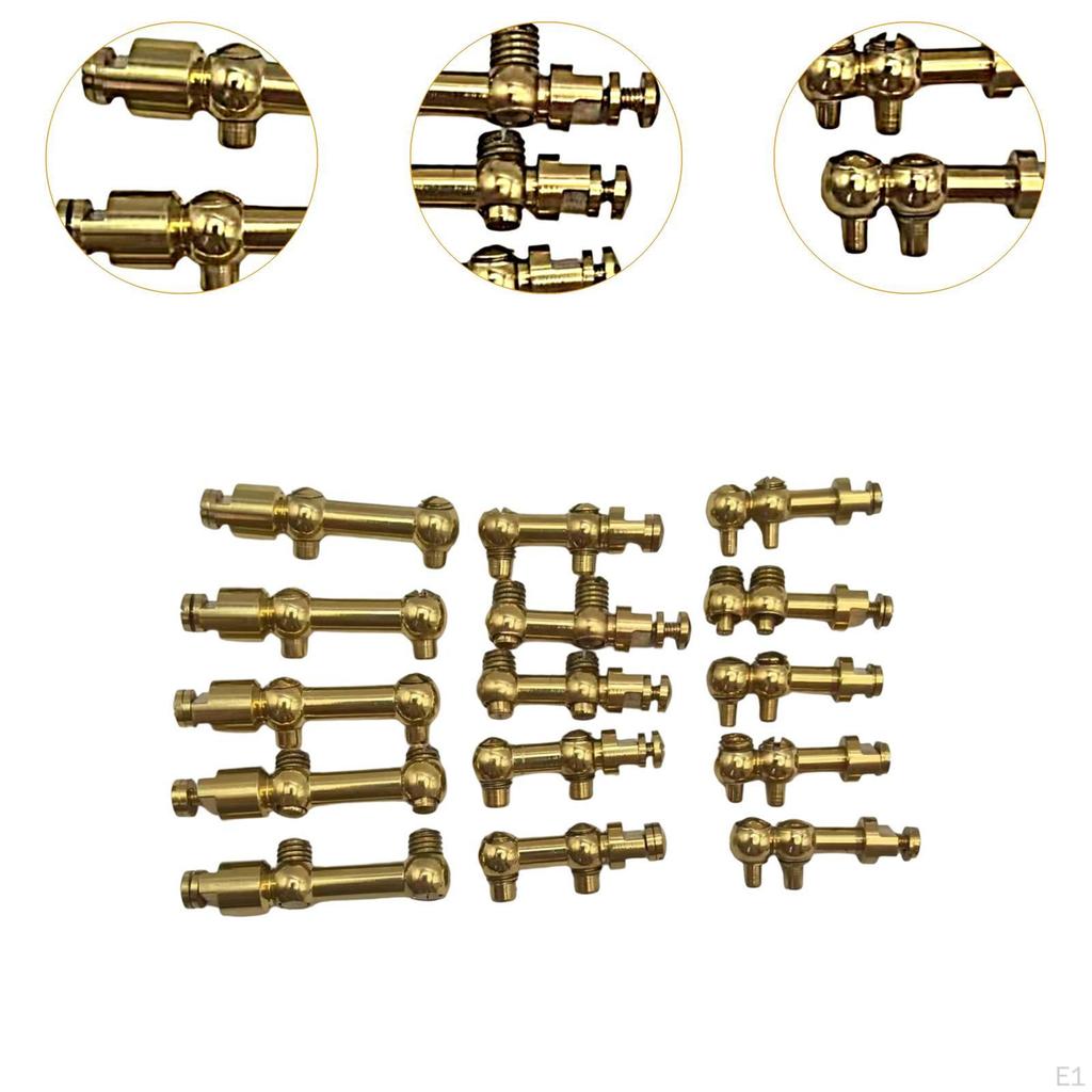 15 Pieces Sax Adjustment Screw Alto Saxophone Repair Parts Tuning Musical Instrument