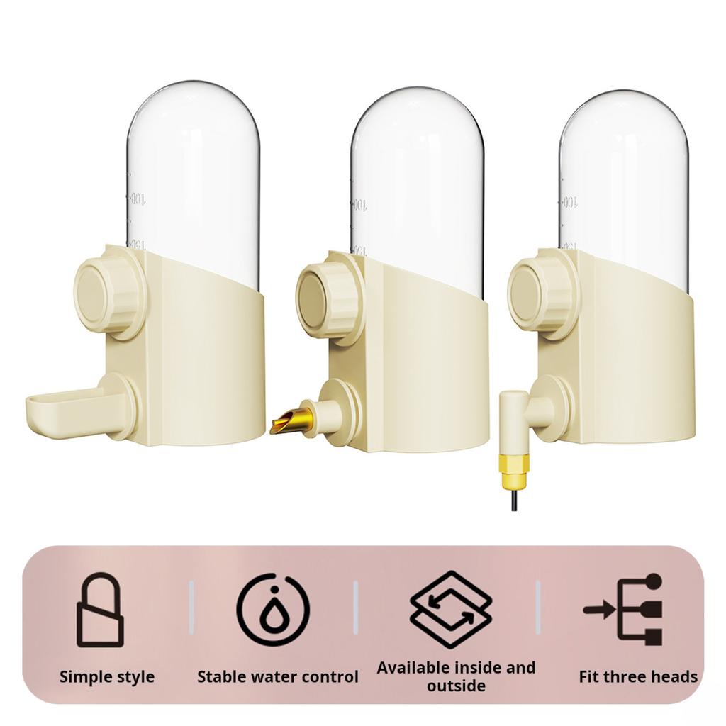 Yousheng 250ml Birds Water Dispenser Automatic Parrot Feeding Hydration Parakeet Cage Accessories for Parrots Cockatiels Finches Lovebirds Budgies