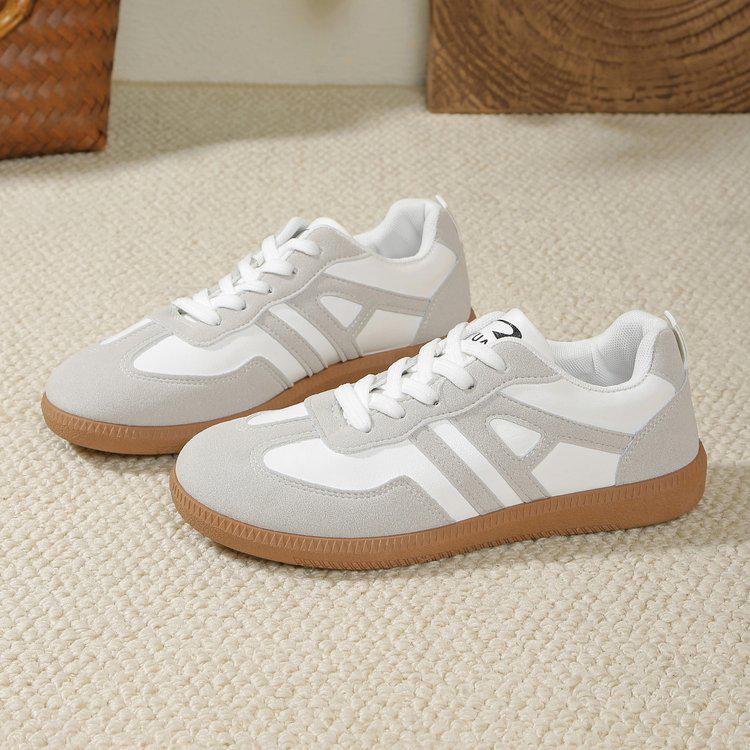 2025 Damen Übergröße Retro Colorblock Sneaker - Europäischer & Amerikanischer Stil