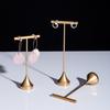 GISELA D Earring 4pcs Gold Earring Display Stand for Selling T Stand Retail Display Holder for T Bar Jewelry Organizer for Show Online for Photoshoot