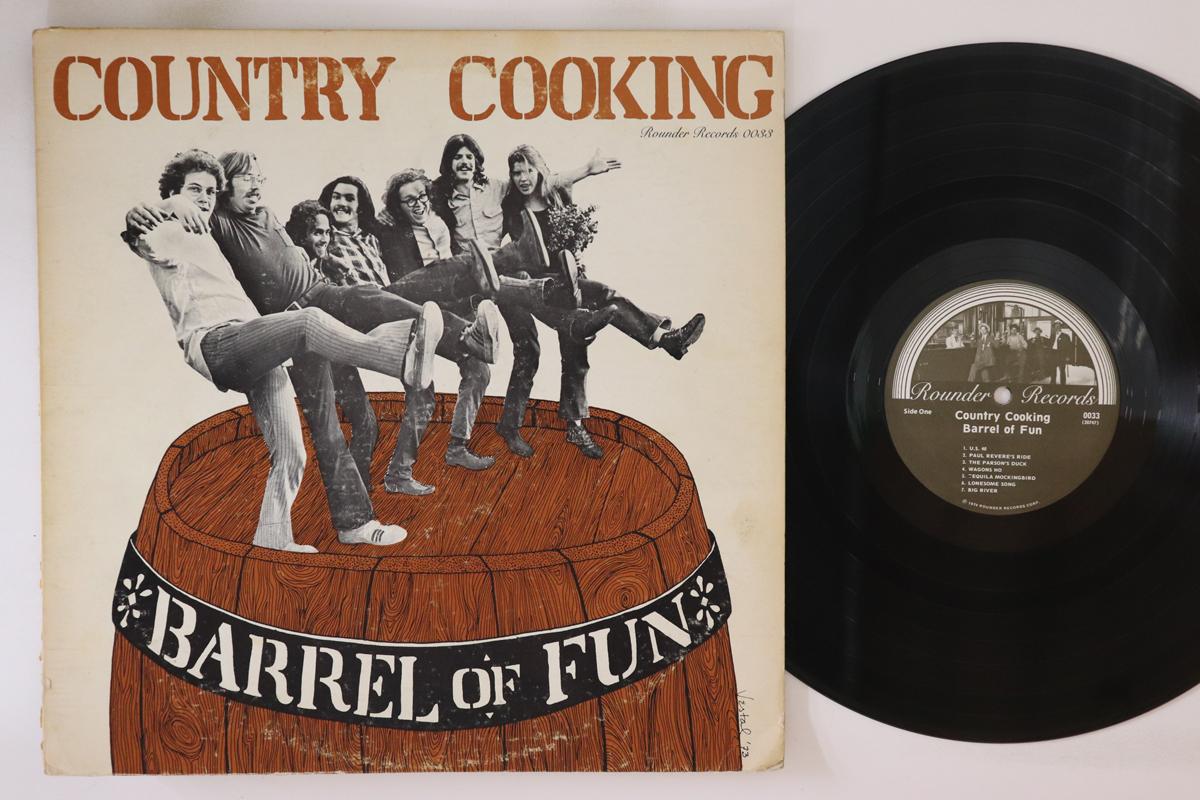 

LP Record COUNTRY COOKING Barrel Of Fun 0033 ROUNDER 1974 US Country Used