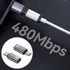 Versatile  Female To Type C Male Adapter For Fast Charging And Data Syncing for Phone16/15 Various Devices