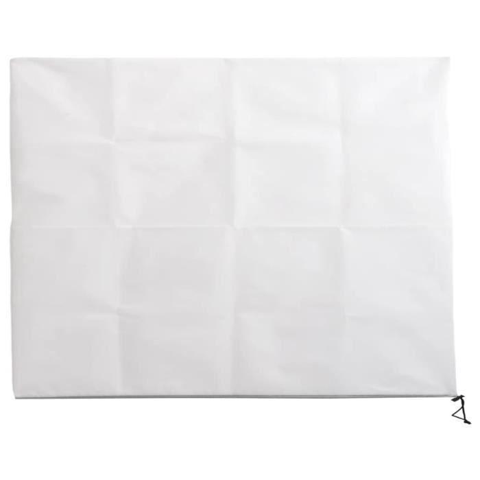VidaXL Housse de protection pour plantes avec fermeture éclair 70 g-m² 364871