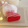 Cute Christmas Bear Pendants Fabric Animal Pendants Christmas Tree Hanging Ornaments Christmas Tree Hanging Home Decorations