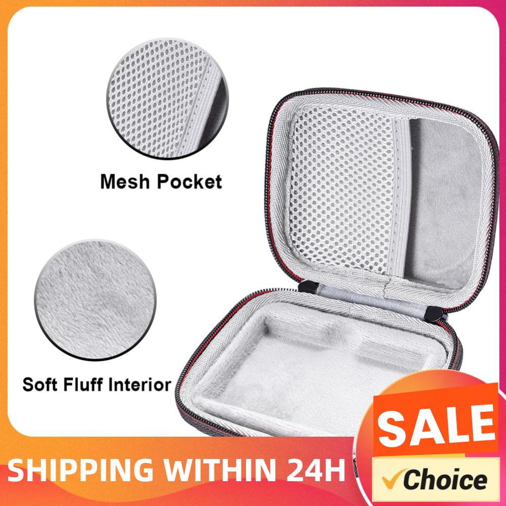 EVA Hard Carrying Case Shockproof Hard Drive Case Anti-Scratch with Mesh Bag&Hand Strap for Samsung T7 Shield/T9 4TB/2TB/1TB SSD