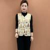 New Chinese Wind Jacquard Vest: Stylish Spring/Autumn Tang Suit for Middle-Aged & Elderly Women
