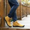 Men's Winter High-Top Plus Velvet Lace-Up Snow Boots for Middle-Aged and Elderly