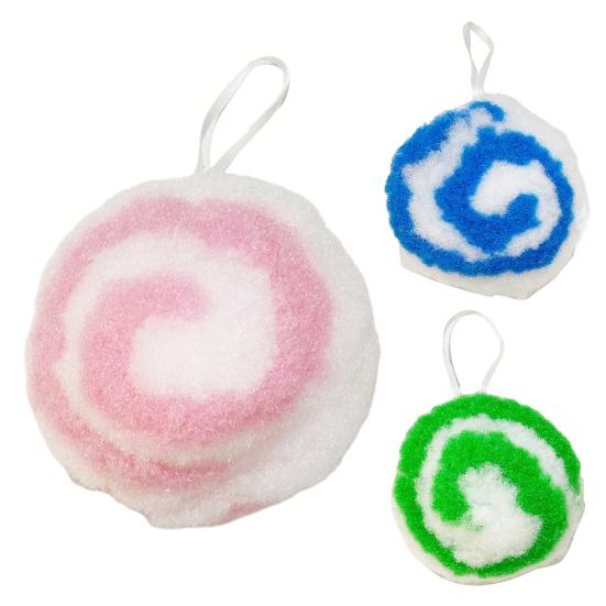 Cleaning Brush Lollipop Spiral Design Gentle No Scratch Fibers Powerful Stain Removal Bathroom Cleaning Ball Bathroom Kitchen Cleaning Tool