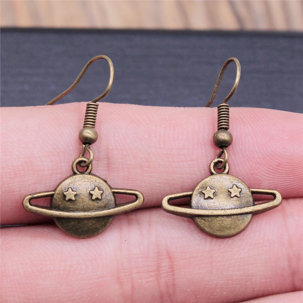 Vintage Totem Ohrring Sonne & Mond Hängeohrringe Geometrische Damen Hängeohrringe Stern Mond Weiblicher Koreanischer Schmuck