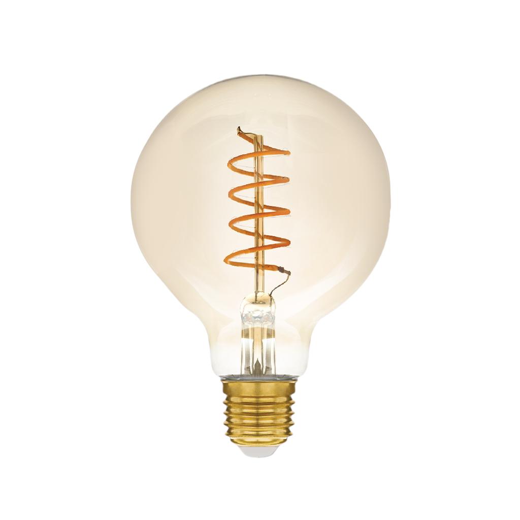 DECORATIVE LED BULB E27 4W G125 WARM