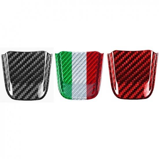 Real Hard Carbon Fiber Steering Wheel Chin Cover For Fiat 500 Abarth -