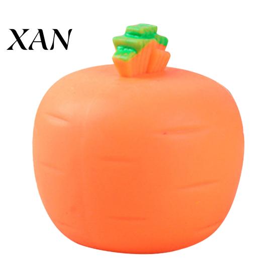 Soft Rubber Squeeze Toy Carrot Rabbit Fidget Toys Easter Cute Bunny Stress Relief Sensory Anxiety Birthday Party Favors for Autistic Children