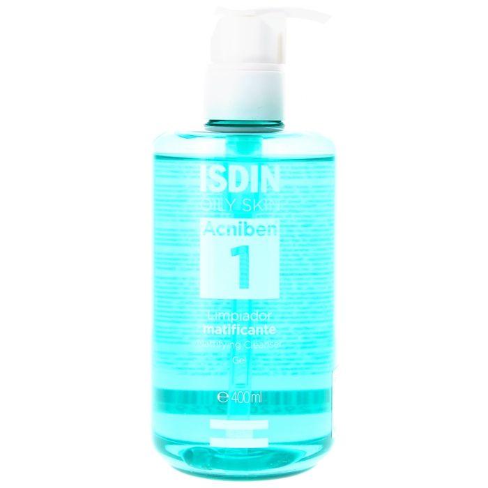 Gel nettoyant - ISDIN - Acniben - 400 ML - Peaux grasses - Matifiant