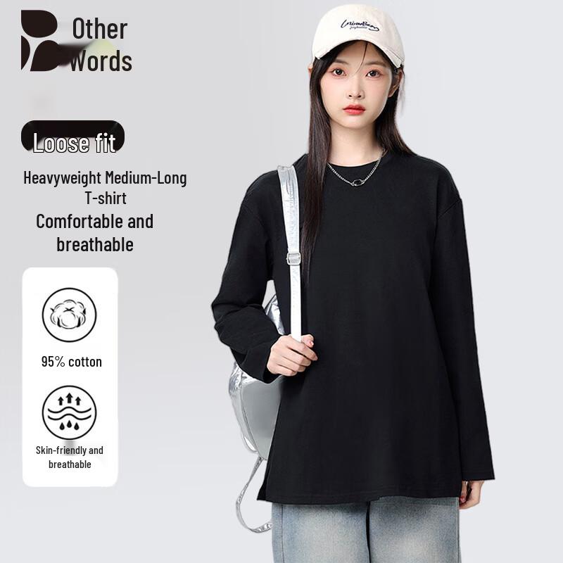 Women s Casual Loose Fit Long-Sleeve T-Shirt XL