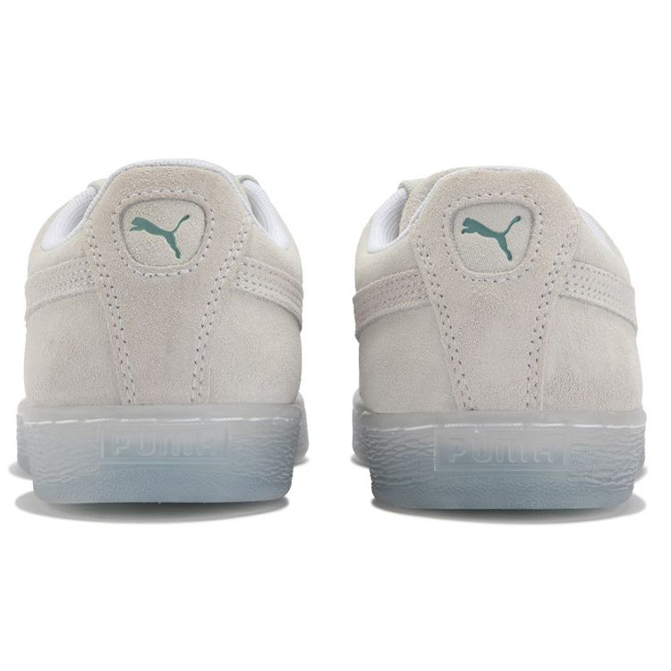 Puma Série Camurça Tênis Retrô Translucido de Cano Baixo Tênis Unissex Branco 383894-01