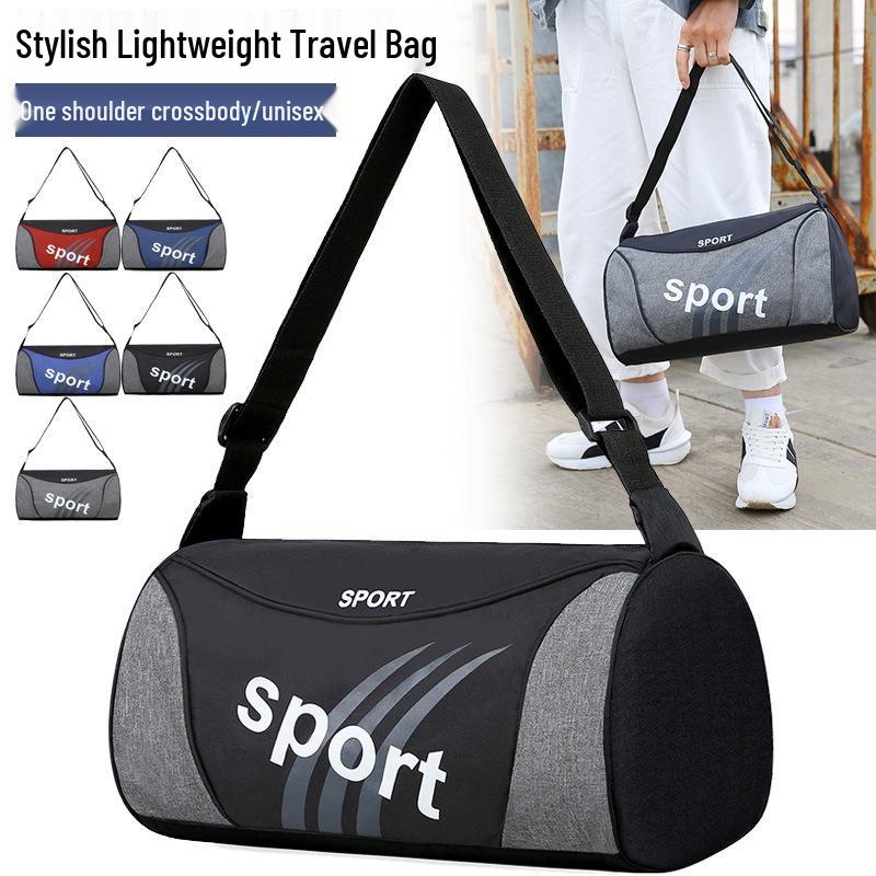 Men's Customizable Sports Fitness Bag - Travel, Outdoor, Portable, and Crossbody Backpack