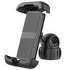 Bike Phone Holder 360° View Universal Bicycle Phone Holder for 4.7-7 Inch Mobile Phone Stand Shockproof Bracket GPS Clip