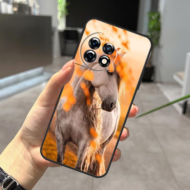 Animal Steed Horse Case For OnePlus Nord 5 CE 2 3 4 Lite N20 N30 OnePlus 15 R 13 12 11 10 Pro 10T 12R 13R Cover