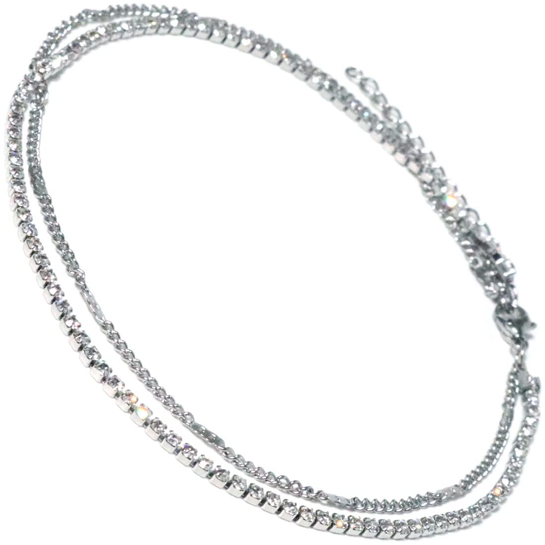 

Серебристый из нержавеющей стали для можно носить все без регулировки цепочки хирургическая нержавеющая нога [SP Lab] браслет на ногу, сталь, женщины, время, требуется, популярный, милый,