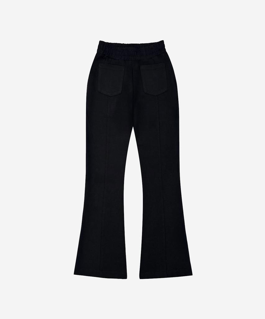 BLR Arc Line Comfy Bootcut Pants Black
