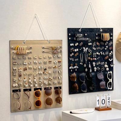 Large Capacity Hair Bows Organizer Wall Headband Holder Hair Clip Storage Hanger Jewelry And Accessory Storage Hanging Bag