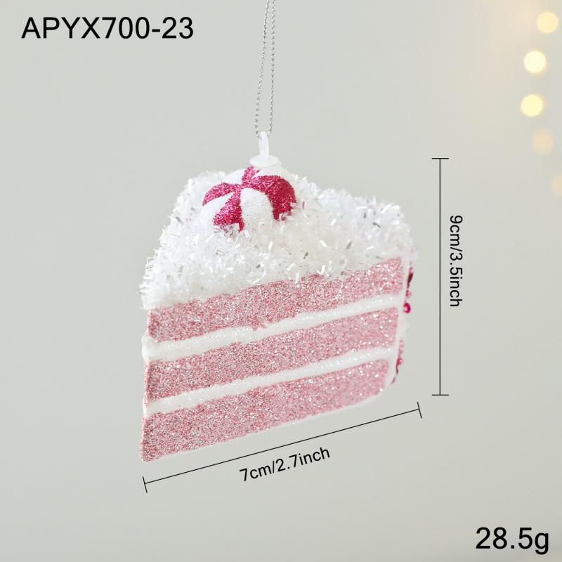 Assorted Christmas Tree Hanging Ornaments – Plastic Festive Decorations In Multiple Fun Styles (Santa, Snowman, Unicorn, Lollipop, Cake & More)