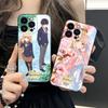 Angel Mahiru Shina Anime Phone Case for iPhone 16 15 14 13 12 11 X XR XS 8 7 Pro Max Plus Mini Colored Cellphones Pretty Cover