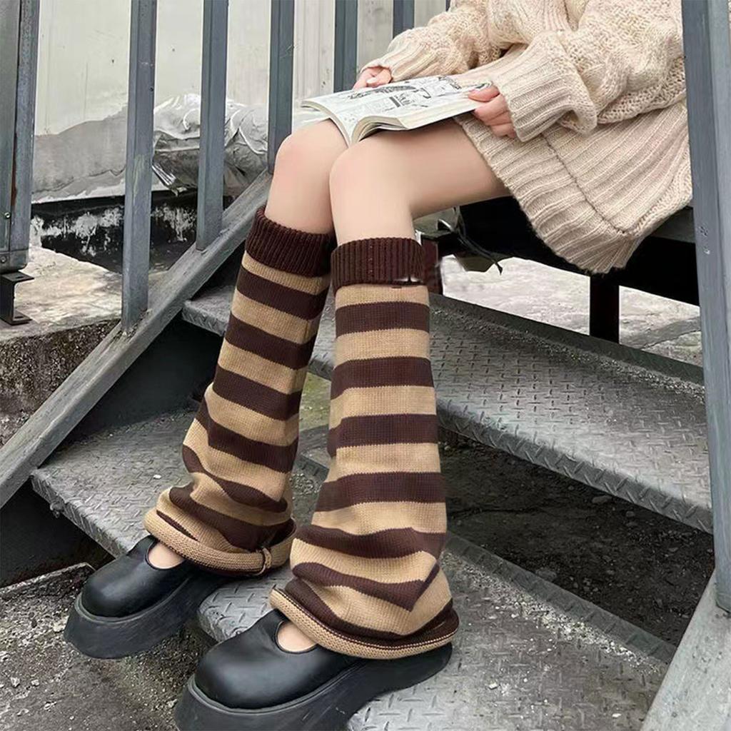 JK Socks Jk Stocking Lolita Leg Warmer Socks Slouch Socks Women Print Leg Warmer Punk Lolita Knee Socks Gothic Long Sock