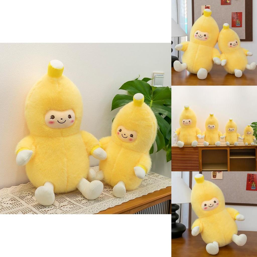 Creative Banana Plush Toy Pillow Soft Cute Ins Style Birthday Gift For Kids