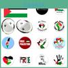 Emblema Insígnia Bandeira da Palestina Venda Quente Cruz de Ferro Transfronteiriça Em