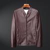 Autumn and winter leather jacket men's jacket fashion jacket three-dimensional trend leather jacket pu winter long sleeve trendy brand