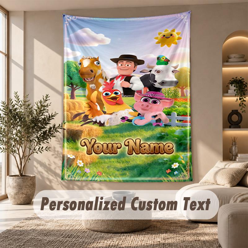 La Granja De Zenón Tapestry, Personalized Custom Text, Wall Hanging Tapestry For Living Room Home Wall Decor