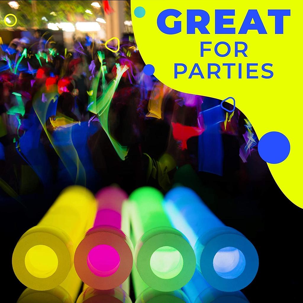 10PCS Ultra Emergency Bright 15CM Glow Sticks 12 Hour Camping Hiking Chem Glow Stick Lights for Parties Blackout Storm Ready Use