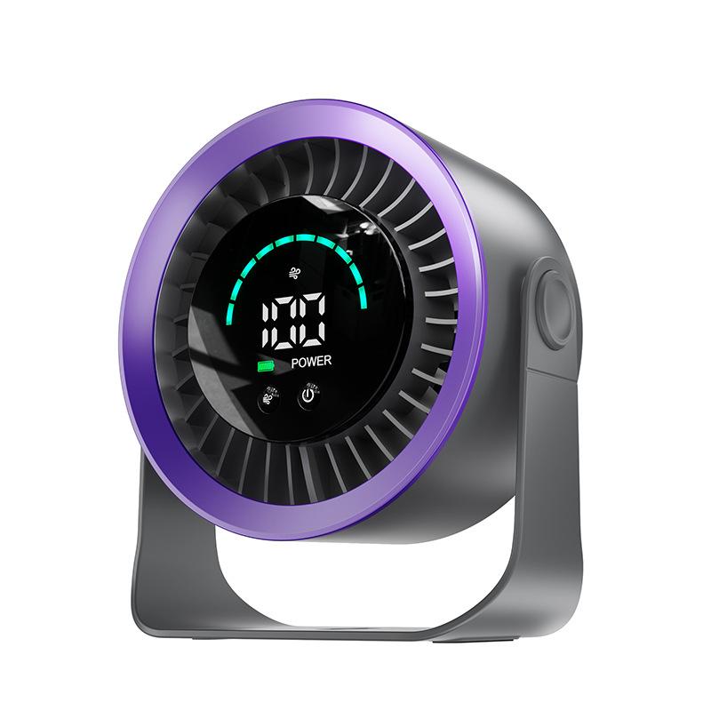 New High-speed Circulating Fan, Household Kitchen Charging Silent Desktop Turbo Small Fan, Wall-mounted Desktop Small Electric Fan