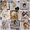 Pet Cat Canvas Handbag Portable Cat Dog Cute Fun Carrier Bags Soft Pet Carriers Outgoing Travel Pets Handbag with Safety buckle