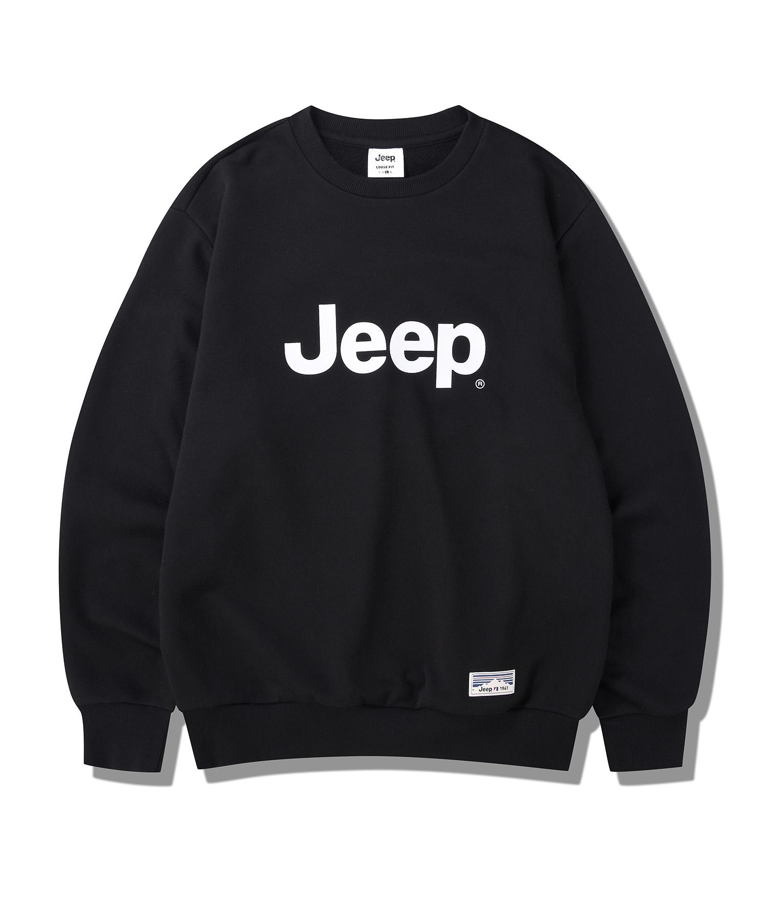 Толстовка с большим логотипом Jeep (Jp5Tsu801Bk) L/Free