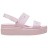 Crocs Brooklyn EVA Lightweight Open Toe Beach Sandals Women's Pink