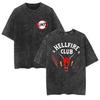 Anime Demon Slayer Kamado Nezuko Kawaii Printed T-shirt Men Women Casual Tshirts Washed Cotton Tee Harajuku Male Manga T Shirt