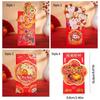 2pcs Cartoon Horse Year Red Envelope Blessing Words HongBao Red Lucky Bag  Chinese Festival