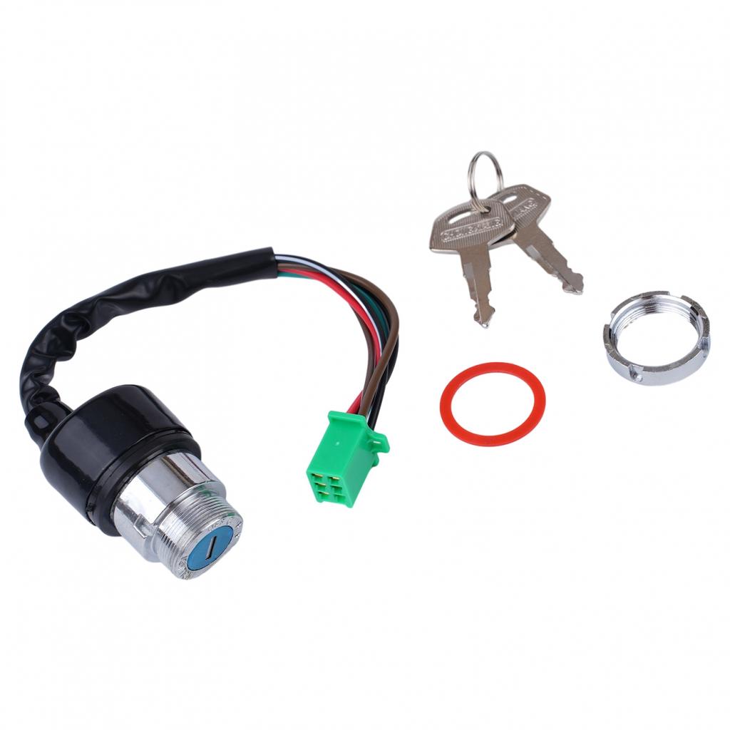 12V Ignition Switch 6 Wire Dirt Bike Accessories Lock Keys Set