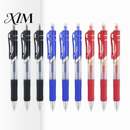 Quick Dry Ink Pens 5PCS 0.5mm Fine Point Gel Pens, Retractable Smooth Writing Drying for Office School Supplies Press Action