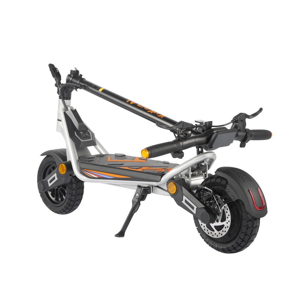 Kukirin A1 Městská E-koloběžka pro dojíždění, 800W, 48V 13Ah, 45km/h, Dvojitá kotoučová brzda, 10" Bezdušová pneumatika, LCD displej, LED světlomet, Rychloskládací zařízení
